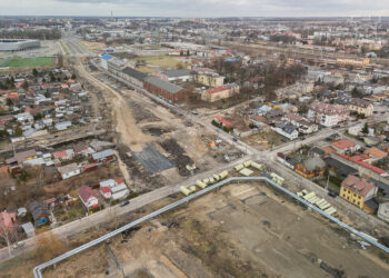 Postęp prac przy budowie przedłużenia ul. Lubelskiego Lipca ’80