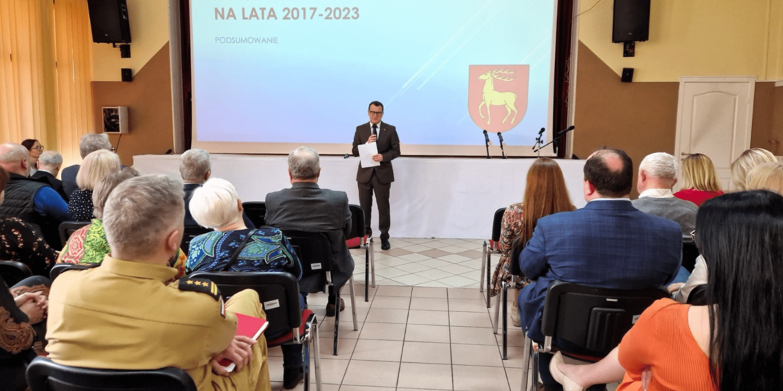 Konferencji dotycząca rewitalizacji Parczewa.