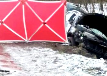 Tragiczny wypadek w gminie Łukowa. Zginął proboszcz parafii w Chmielku.