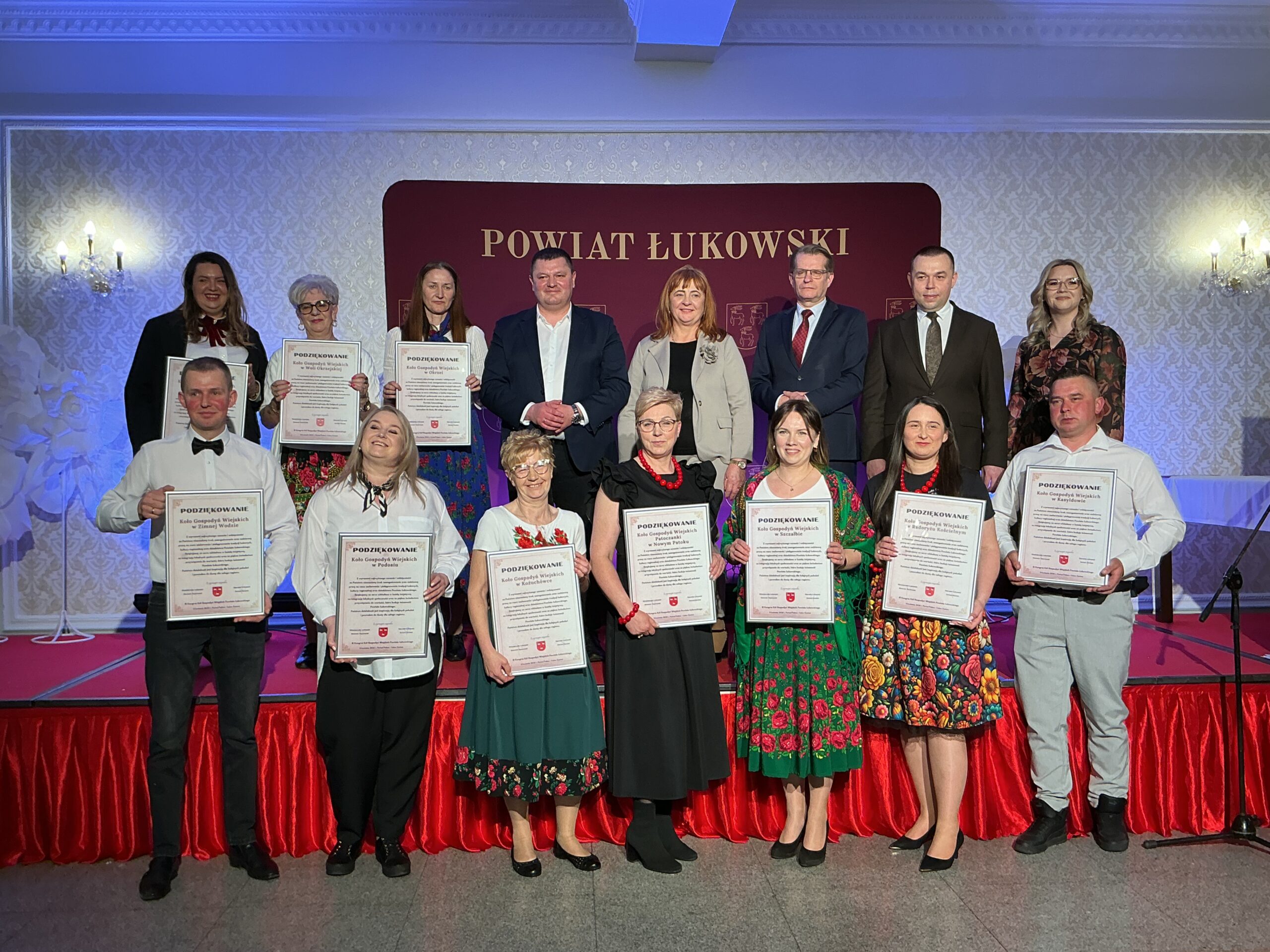 III Kongres KGW Powiatu Łukowskiego. Integracja, wyróżnienia i wspólna zabawa
